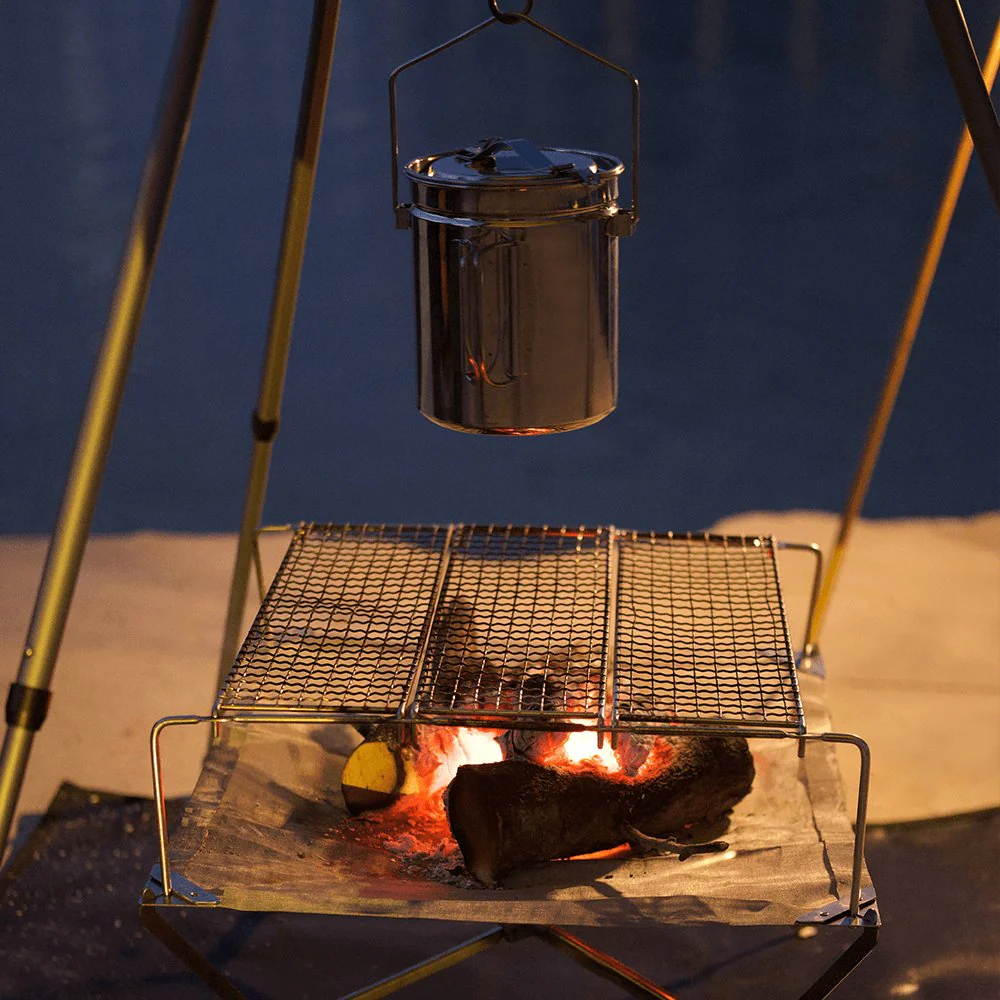 Sunset Ultralight Foldable Fire Pit Grill - Image 3